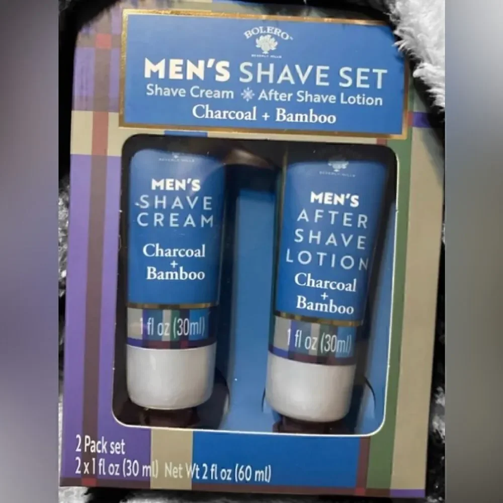 💥Bolero Men’s lot of 2 Shave Set Shave Cream🛍After Shave Lotion 2 Fl OZ (60ml)